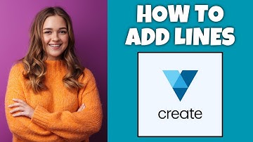 How To Add Lines To A Design On VistaCreate | Step By Step Guide - VistaCreate Tutorial
