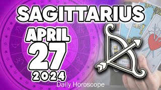 𝐒𝐚𝐠𝐢𝐭𝐭𝐚𝐫𝐢𝐮𝐬 ♐ 🎁👀𝐁𝐄 𝐂𝐀𝐑𝐄𝐅𝐔𝐋 𝐖𝐈𝐓𝐇 𝐓𝐇𝐈𝐒 𝐆𝐈𝐅𝐓... 💣💥 𝐇𝐨𝐫𝐨𝐬𝐜𝐨𝐩𝐞 𝐟𝐨𝐫 𝐭𝐨𝐝𝐚𝐲 APRIL 27 𝟐𝟎𝟐𝟒🔮#horoscope #zodiac screenshot 1