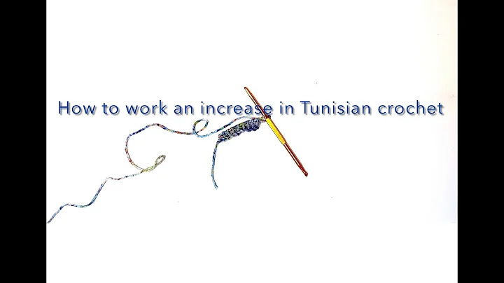 How to work an Increase in Tunisian Crochet