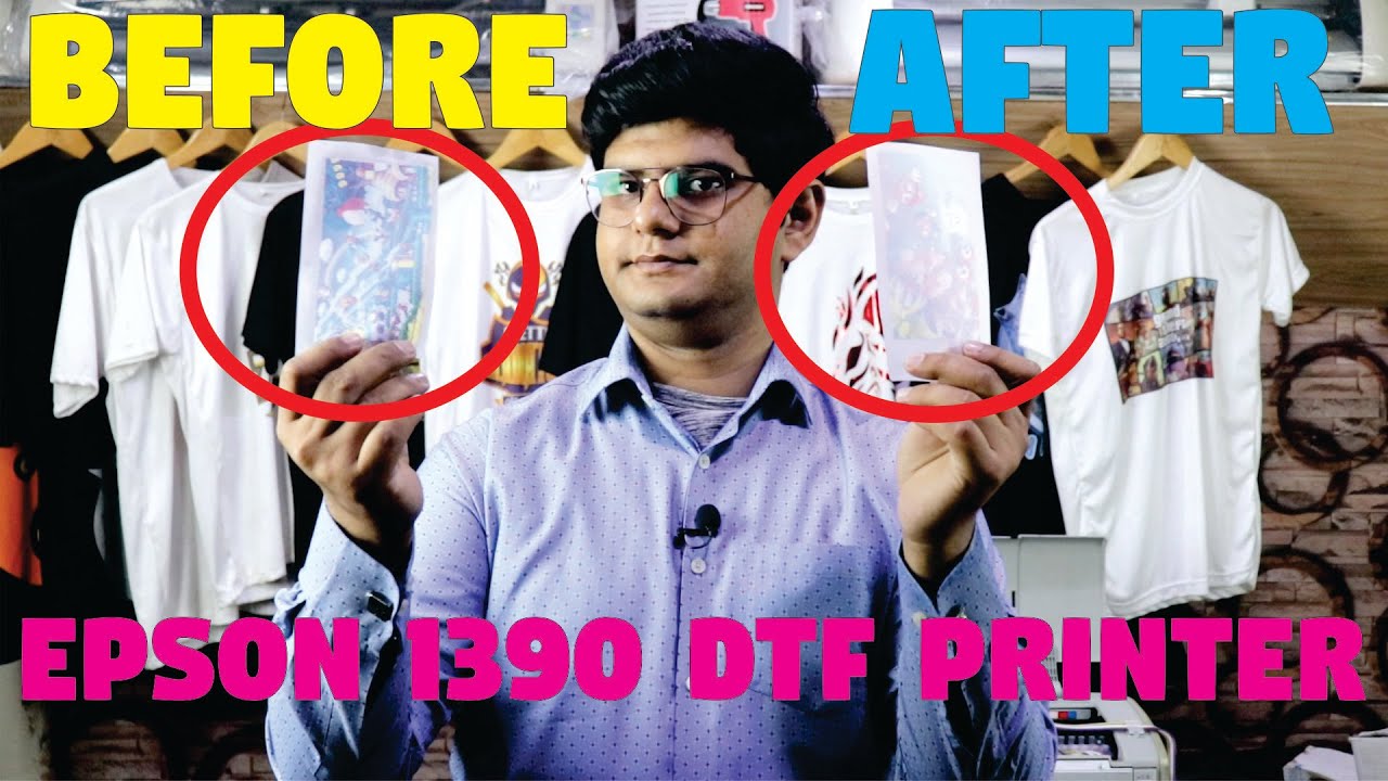 DTF Printer Epson 1390 Low White Inks Issue Resolved in Urdu/Hindi | DTF Printing