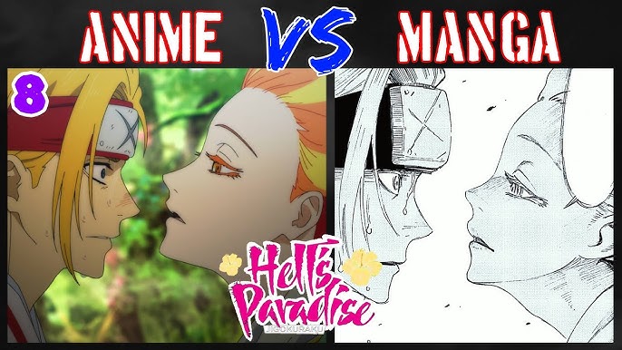 Hell's Paradise: Jigokuraku 🌺 episode 7, manga vs anime 🔥 #hellspara