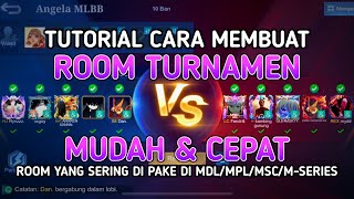 Tutorial Cara Membuat Room Turnamen ML 2025 ❄ Dijamin 100% Mudah & Cepat 🤫