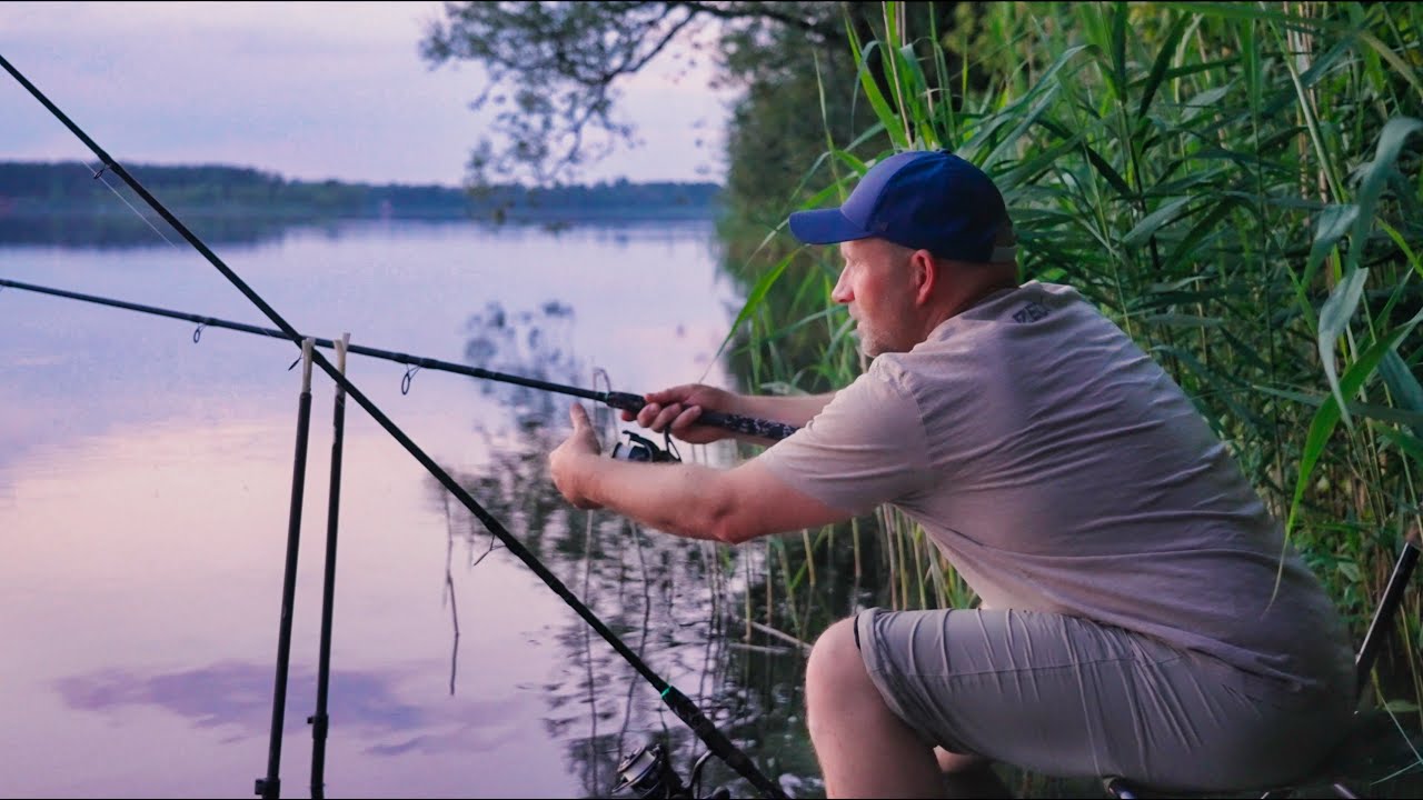 Ansitz auf Zander, Barsch und Aal mit der Feederrute.