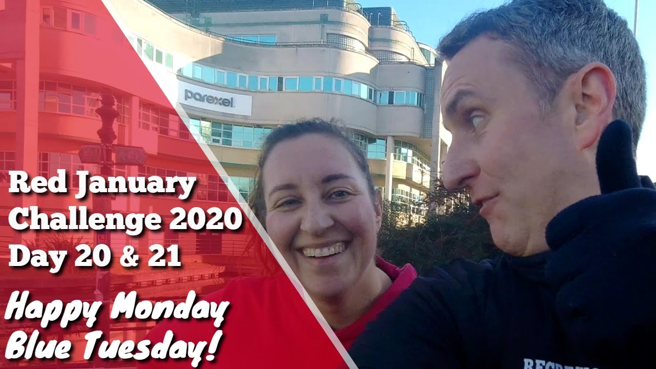 Red January Challenge 2020 | Day 20 & 21 - Happy Monday, Blue Tuesday!