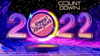 2022 New Year 3D Countdown Green Screen