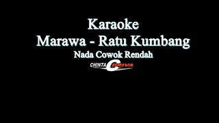 Karaoke marawa - ratu kumbang nada cowok rendah - chinta