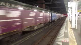 吉塚駅を通過するED76の58レ貨物