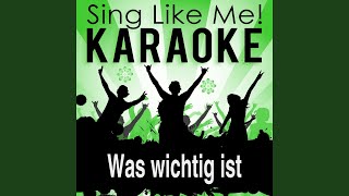 Auch kleine Steine ziehen große Kreise (Karaoke Version)