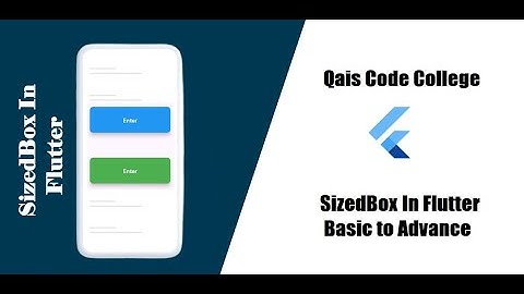 Flutter SizedBox Widget Complete Guide| fromSize,expand, shrink, Explained (Basics to Advanced 2025)