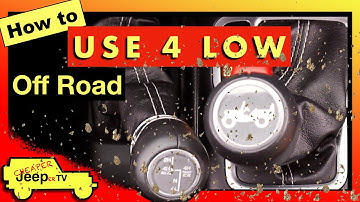 How to Use 4 Low Off Road | Jeep Wrangler JL