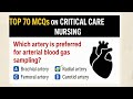 Top 70 CRITICAL CARE NURSING MCQs #2025  #education #study #explore #fypシ゚viral