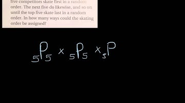 MDM4U - Practice Questions - 2.3 Permutations and Factorials - Question 15