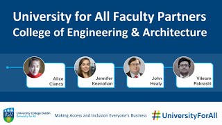 University for All Symposium: Engineering & Architecture Faculty Partners