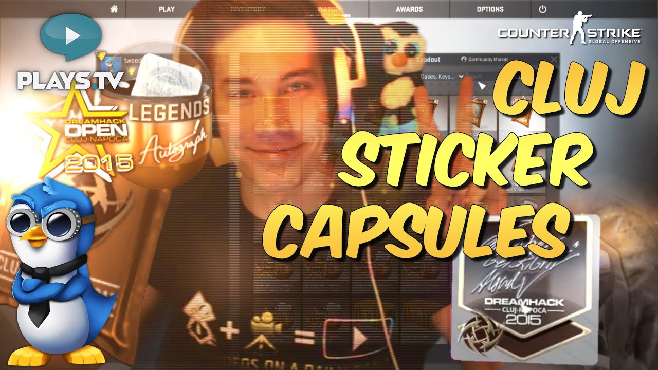 CS:GO - DH Cluj-Napoca 2015 Sticker Capsule Opening - YouTube