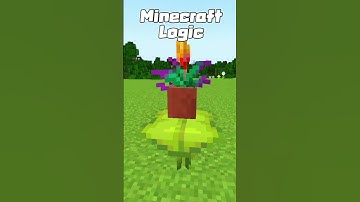 Minecraft Dripleaf Logic! #shorts  #trendingonshorts #trending #minecraft #minecrafttrendingshorts
