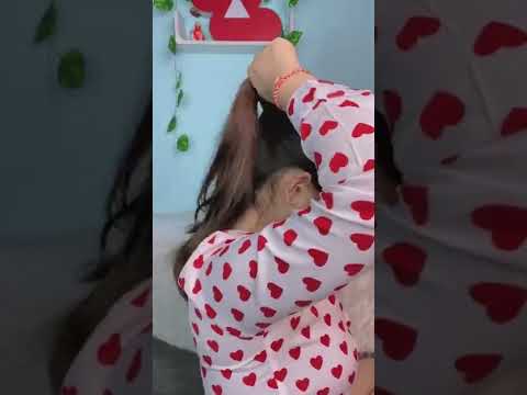 How to prevent ponytail from sagging/falling 😱❤️omg it works  #shorts #ashortaday #sumedhafam