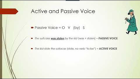 Active and Passive Voice