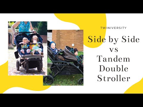 tandem prams and strollers