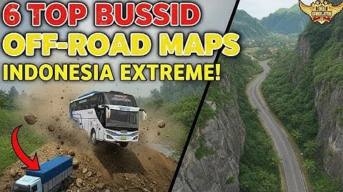 Top ALL HIDDEN 💥 NEW (6) MAP MOD ✅ BUSSID OFFROAD Map Mod For Bus Simulator Indonesia