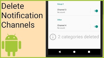 Notifications Tutorial Part 10 - DELETE NOTIFICATION CHANNELS - Android Studio Tutorial