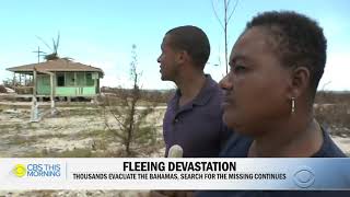 Thousands scramble to escape Bahamas after Hurricane Dorian