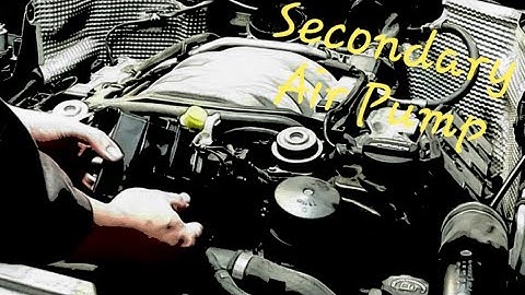 Emissions: Secondary Air Pump P0410, SLK320, Chrysler Crossfire