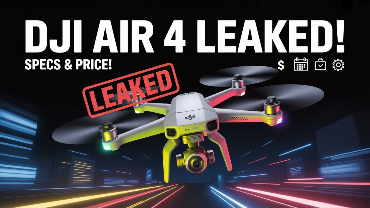 DJI Air 4 LEAKED! Release Date, Specs, Price & MUST‑Know Upgrades 🚀