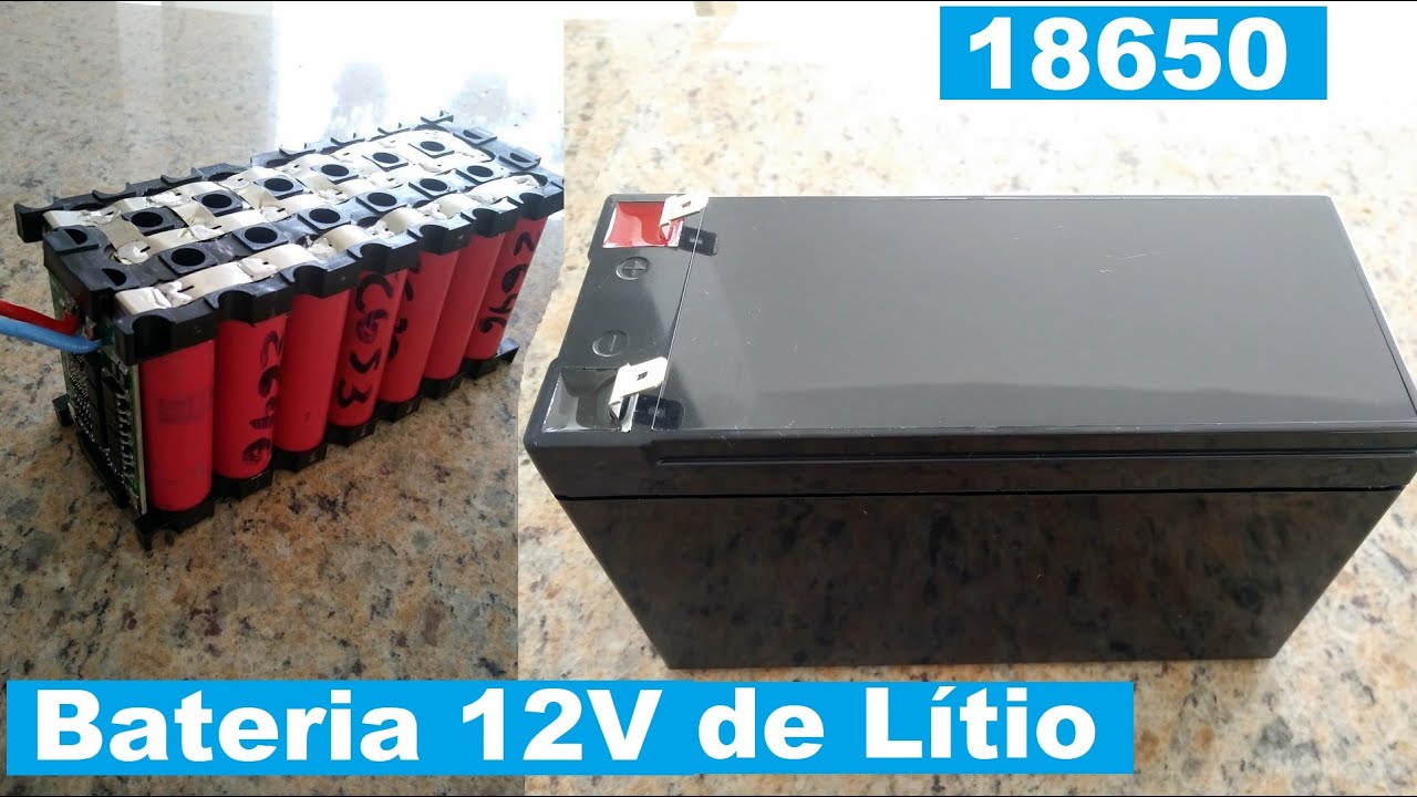 Montando uma bateria de Lítio de 12V 7Ah com células 18650