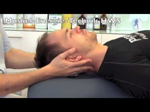 Manuelle Medizin - 03 Grifftechiken des HWS - YouTube