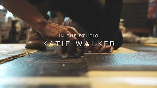 Blue Spiral 1 In The Studio  Katie Walker  Process