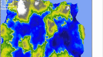 SFML / OpenGL Terrain 3D, LOD, basic rendering with VBO