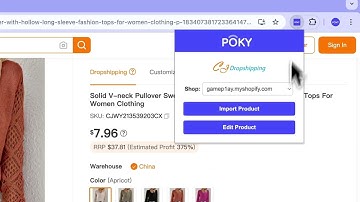 How to Import Products from CjDropshipping to Your Shopify Store Using POKY | Fast & Easy