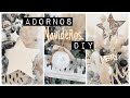 ⭐️DIY ADORNOS PARA TU ÁRBOL BONITOS Y CON BAJO PRESUPUESTO ⭐️ BOHO CHIC 🤎