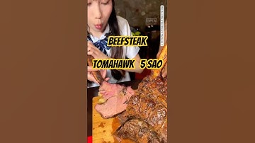 Tiểu Bảo Trải Nghiệm Bít Tết Tomahawk Có Giá 32 Triệu Và Cái Kết ! #beefsteak #mukbang #bbq