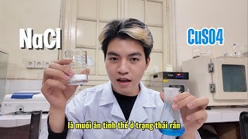 [Hoá 9-11-12] CuSO4 có phản ứng với NaCl không ? | Hoá học Phức Chất |elm zai chị Nguyệt.