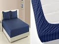 DIY elastic bed sheet / fitted bed sheet with normal sheet ...