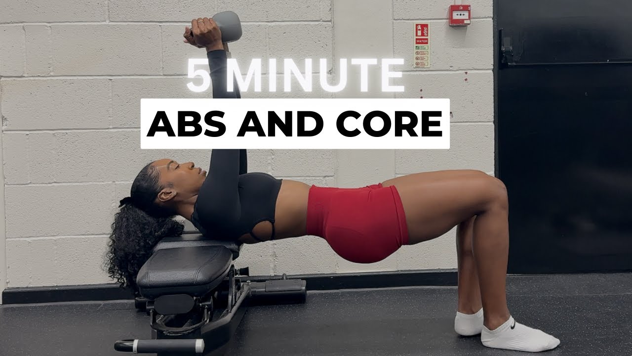 My 5 minutes Abs and Core Workout | Quick Home Abs Routine for a ...