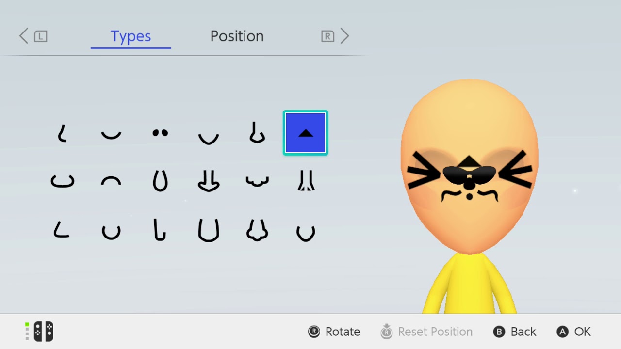 Mii Maker . Triforce from The Legend of Zelda . Nintendo Switch