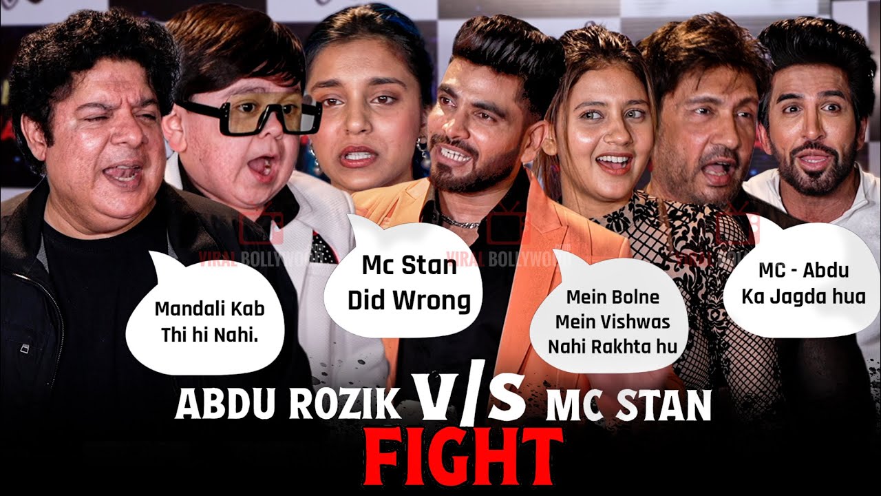 Mandali Khatam | Abdu Rozik vs Mc Stan Fight | Celebs Reaction | Shiv, Sumbul, Sajid, Shekhar, Abdu