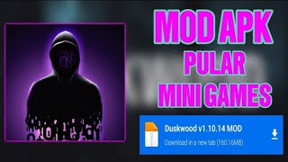 COMO BAIXAR e INSTALAR DUSKWOOD MOD APK E PULAR MINI GAMES