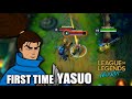 MY FIRST GAME USING YASUO | WILD RIFT