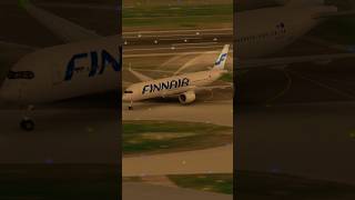 FINNAIR AIRBUS A350-900 landing in Heathrow #aviation
