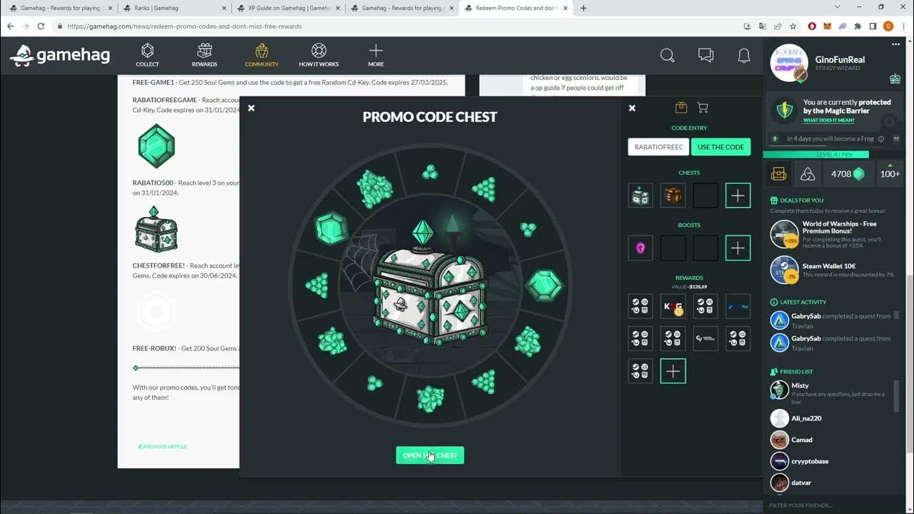 How to earn XP and SG on Promo codes for 2023 and 2024