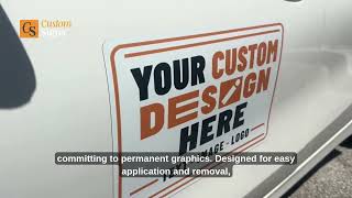 Custom Car Magnets from Custom Signs