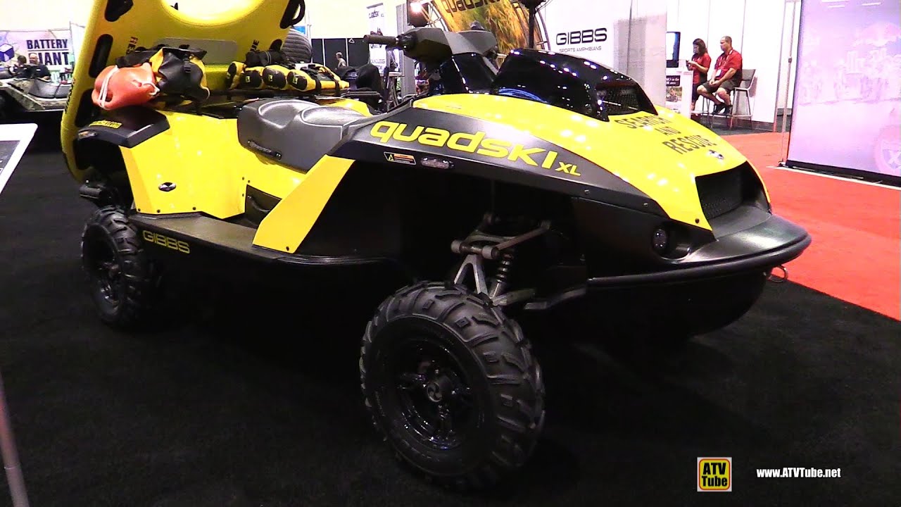 2016 Gibbs Quadski Search and Resque  Amphibia Vehicle - Walkaround - 2015 AIMEXPO Orlando