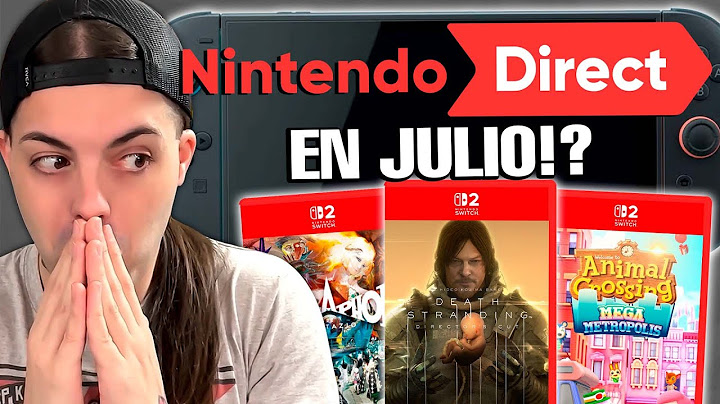 GRAN filtración del Nintendo DIRECT de SWITCH 2! Fecha, juegos y más!