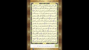 المصحف المعلم الشيخ الحصري سورة  مريم  الجزء السادس عشر الحزب  الحادي والثلاثون الربع الثالث