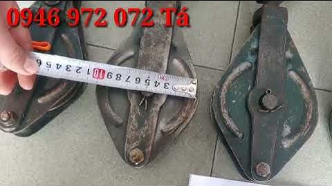 Ròng Rọc treo cáp nhật bãi 500kg 1,5 tấn 3 tấn