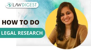 How to do Legal Research | Law Research