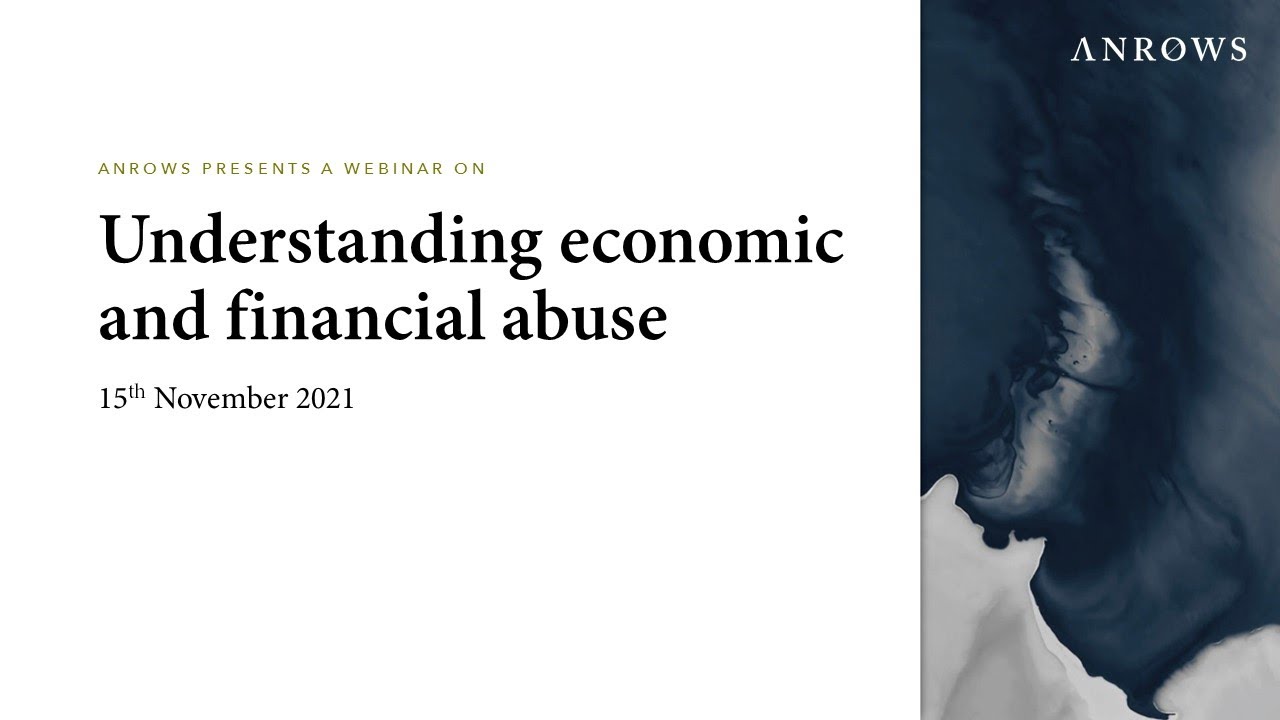 Understanding economic and financial abuse - YouTube